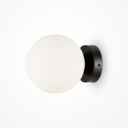 Kinkiet szklany czarny MOD321WL-01B z serii Basic form - Lampy Maytoni