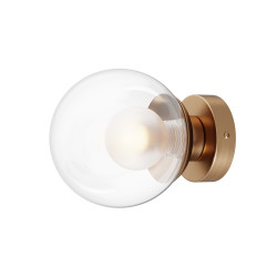 Kinkiet szklany złoty MOD521WL-01G1 z serii Basic form - Lampy Maytoni