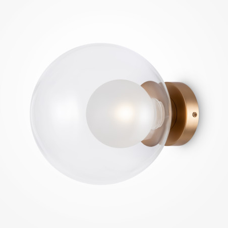 Kinkiet szklany złoty MOD521WL-01G3 z serii Basic form - Lampy Maytoni