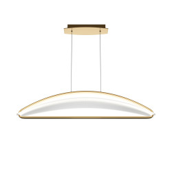 Lampa wisząca akrylowa mosiężna MOD281PL-L34BS3K z serii Breeze - Lampy Maytoni