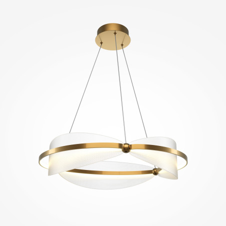 Lampa wisząca akrylowa mosiężna MOD281PL-L45BS3K z serii Breeze - Lampy Maytoni