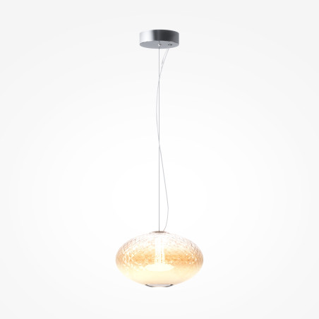 Lampa wisząca szklana chromowana MOD397PL-L12CH2.7K z serii Bruma - Lampy Maytoni