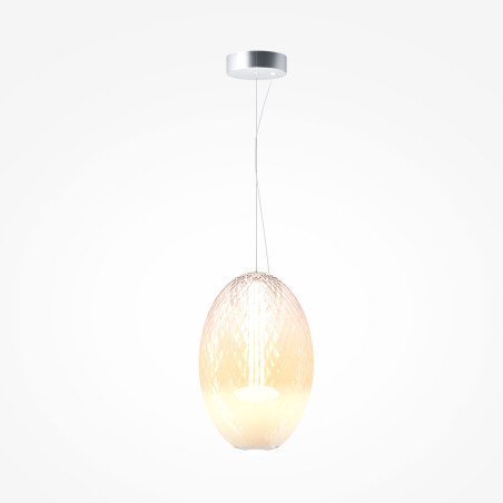 Lampa wisząca szklana chromowana MOD397PL-L19CH2.7K z serii Bruma - Lampy Maytoni