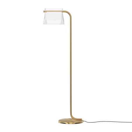 Lampa podłogowa szklana mosiężna MOD170FL-L8BS3K z serii Cabaret - Lampy Maytoni