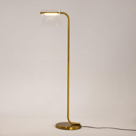 Lampa podłogowa szklana mosiężna MOD170FL-L8BS3K z serii Cabaret - Lampy Maytoni
