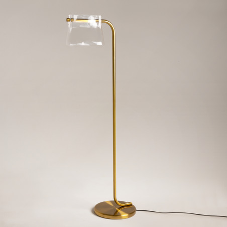 Lampa podłogowa szklana mosiężna MOD170FL-L8BS3K z serii Cabaret - Lampy Maytoni