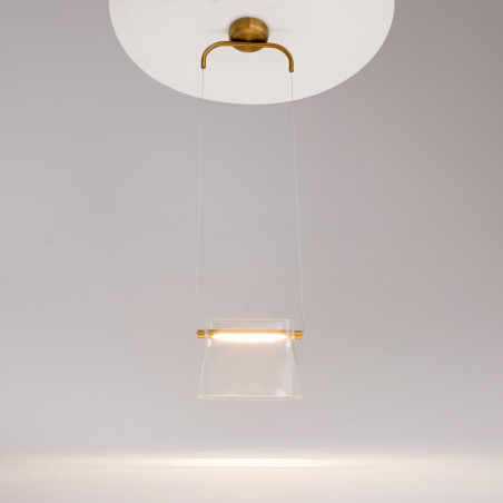 Lampa wisząca szklana mosiężna MOD170PL-L8BS3K z serii Cabaret - Lampy Maytoni