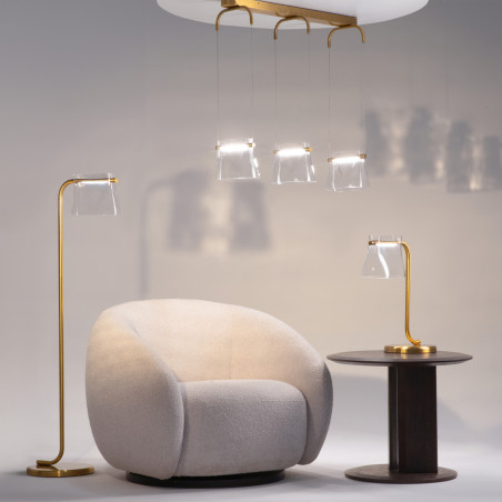Lampa stołowa szklana mosiężna MOD170TL-L8BS3K z serii Cabaret - Lampy Maytoni