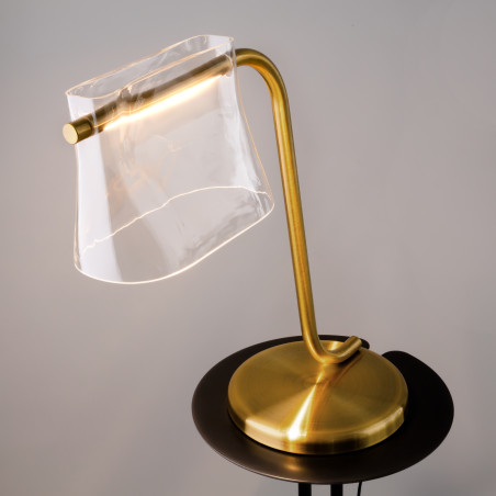 Lampa stołowa szklana mosiężna MOD170TL-L8BS3K z serii Cabaret - Lampy Maytoni