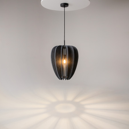 Lampa wisząca filcowa czarna MOD398PL-01GR z serii Cambio - Lampy Maytoni