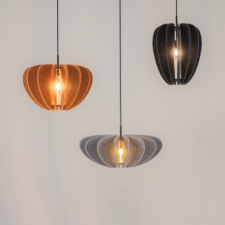 Lampa wisząca filcowa czarna MOD398PL-01GR z serii Cambio - Lampy Maytoni