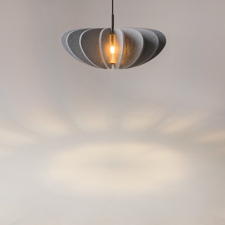 Lampa wisząca filcowa czarna MOD398PL-01GR1 z serii Cambio - Lampy Maytoni