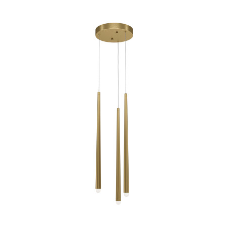Lampa wisząca aluminiowa mosiężna MOD132PL-L18BSK z serii Cascade - Lampy Maytoni