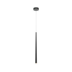 Lampa wisząca aluminiowa czarna MOD132PL-L6BK z serii Cascade - Lampy Maytoni