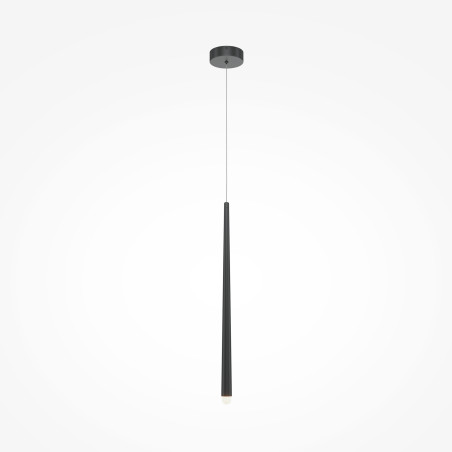 Lampa wisząca aluminiowa czarna MOD132PL-L6BK z serii Cascade - Lampy Maytoni