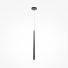Lampa wisząca aluminiowa czarna MOD132PL-L6BK z serii Cascade - Lampy Maytoni