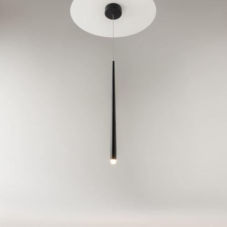 Lampa wisząca aluminiowa czarna MOD132PL-L6BK z serii Cascade - Lampy Maytoni