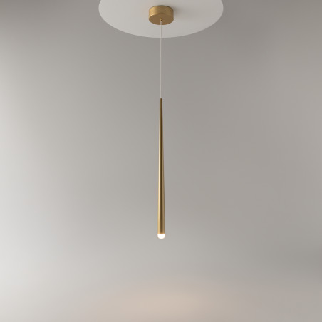Lampa wisząca aluminiowa mosiężna MOD132PL-L6BSK z serii Cascade - Lampy Maytoni