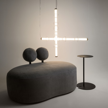 Lampa wisząca szklana czarna MOD210PL-L39B3K z serii Cosmo - Lampy Maytoni