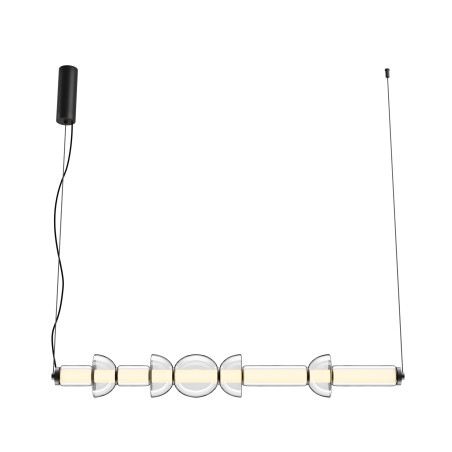 Lampa wisząca szklana czarna MOD210PL-L39B3K z serii Cosmo - Lampy Maytoni