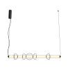 Lampa wisząca szklana czarna MOD210PL-L39B3K z serii Cosmo - Lampy Maytoni