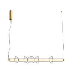 Lampa wisząca szklana mosiężna MOD210PL-L39BS3K z serii Cosmo - Lampy Maytoni