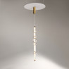 Lampa wisząca szklana mosiężna MOD210PL-L39BS3K z serii Cosmo - Lampy Maytoni
