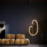 Lampa podłogowa silikonowa czarna MOD369FL-L36B3K z serii Crochet - Lampy Maytoni
