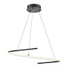 Lampa wisząca silikonowa czarna MOD242PL-L33BK z serii Curve - Lampy Maytoni