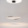 Lampa wisząca silikonowa czarna MOD242PL-L33BK z serii Curve - Lampy Maytoni