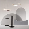 Lampa wisząca silikonowa czarna MOD242PL-L33BK z serii Curve - Lampy Maytoni