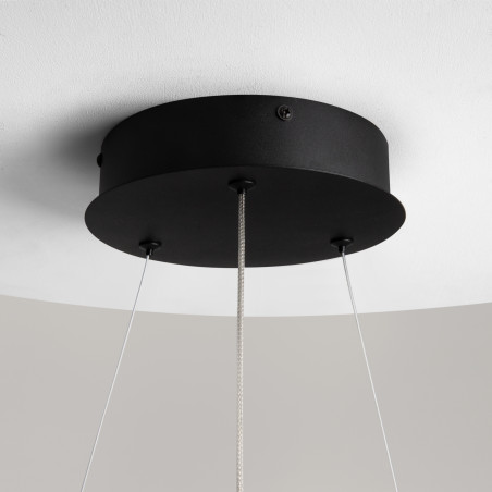 Lampa wisząca silikonowa czarna MOD242PL-L33BK z serii Curve - Lampy Maytoni