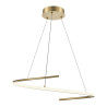 Lampa wisząca silikonowa mosiężna MOD242PL-L33BSK z serii Curve - Lampy Maytoni