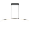 Lampa wisząca silikonowa czarna MOD243PL-L18BK z serii Curve - Lampy Maytoni