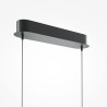Lampa wisząca silikonowa czarna MOD243PL-L18BK z serii Curve - Lampy Maytoni