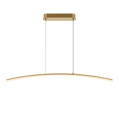 Lampa wisząca silikonowa mosiężna MOD243PL-L18BSK z serii Curve - Lampy Maytoni