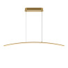 Lampa wisząca silikonowa mosiężna MOD243PL-L18BSK z serii Curve - Lampy Maytoni