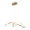 Lampa wisząca silikonowa złota MOD156PL-L52G4K z serii Curve - Lampy Maytoni