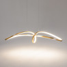 Lampa wisząca silikonowa złota MOD156PL-L52G4K z serii Curve - Lampy Maytoni