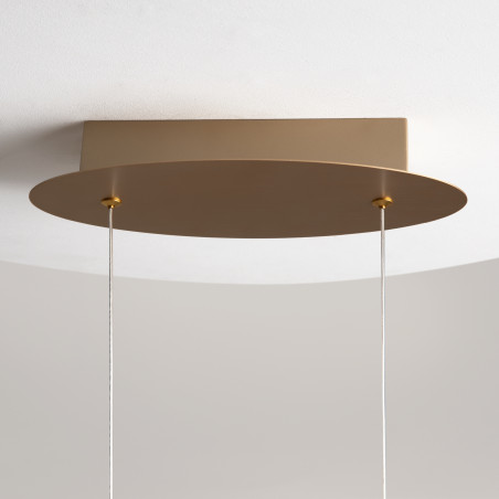 Lampa wisząca silikonowa złota MOD156PL-L52G4K z serii Curve - Lampy Maytoni