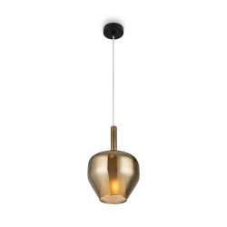 Lampa wisząca szklana czarna MOD271PL-01B4 z serii Duality - Lampy Maytoni