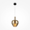 Lampa wisząca szklana czarna MOD271PL-01B4 z serii Duality - Lampy Maytoni