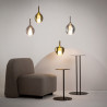 Lampa wisząca szklana czarna MOD271PL-01B4 z serii Duality - Lampy Maytoni