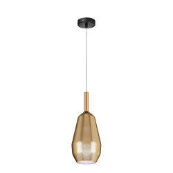 Lampa wisząca szklana czarna MOD271PL-01B7 z serii Duality - Lampy Maytoni