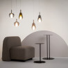Lampa wisząca szklana czarna MOD271PL-01B7 z serii Duality - Lampy Maytoni