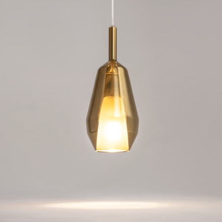 Lampa wisząca szklana czarna MOD271PL-01B7 z serii Duality - Lampy Maytoni