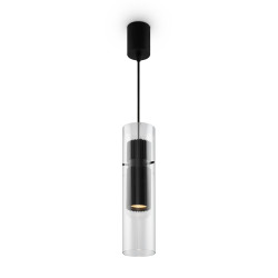 Lampa wisząca szklana czarna MOD326PL-01B z serii Dynamics - Lampy Maytoni