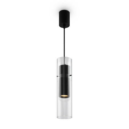Lampa wisząca szklana czarna MOD326PL-01B z serii Dynamics - Lampy Maytoni