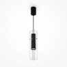 Lampa wisząca szklana czarna MOD326PL-01B z serii Dynamics - Lampy Maytoni