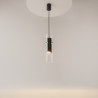 Lampa wisząca szklana czarna MOD326PL-01B z serii Dynamics - Lampy Maytoni